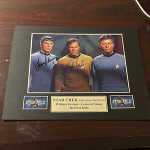 Star Trek The Final Frontier Signed Photo